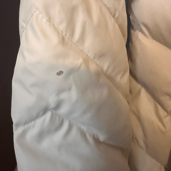 Ellen Tracy White Puffer Jacket Hip Length XS - Picture 5 of 7